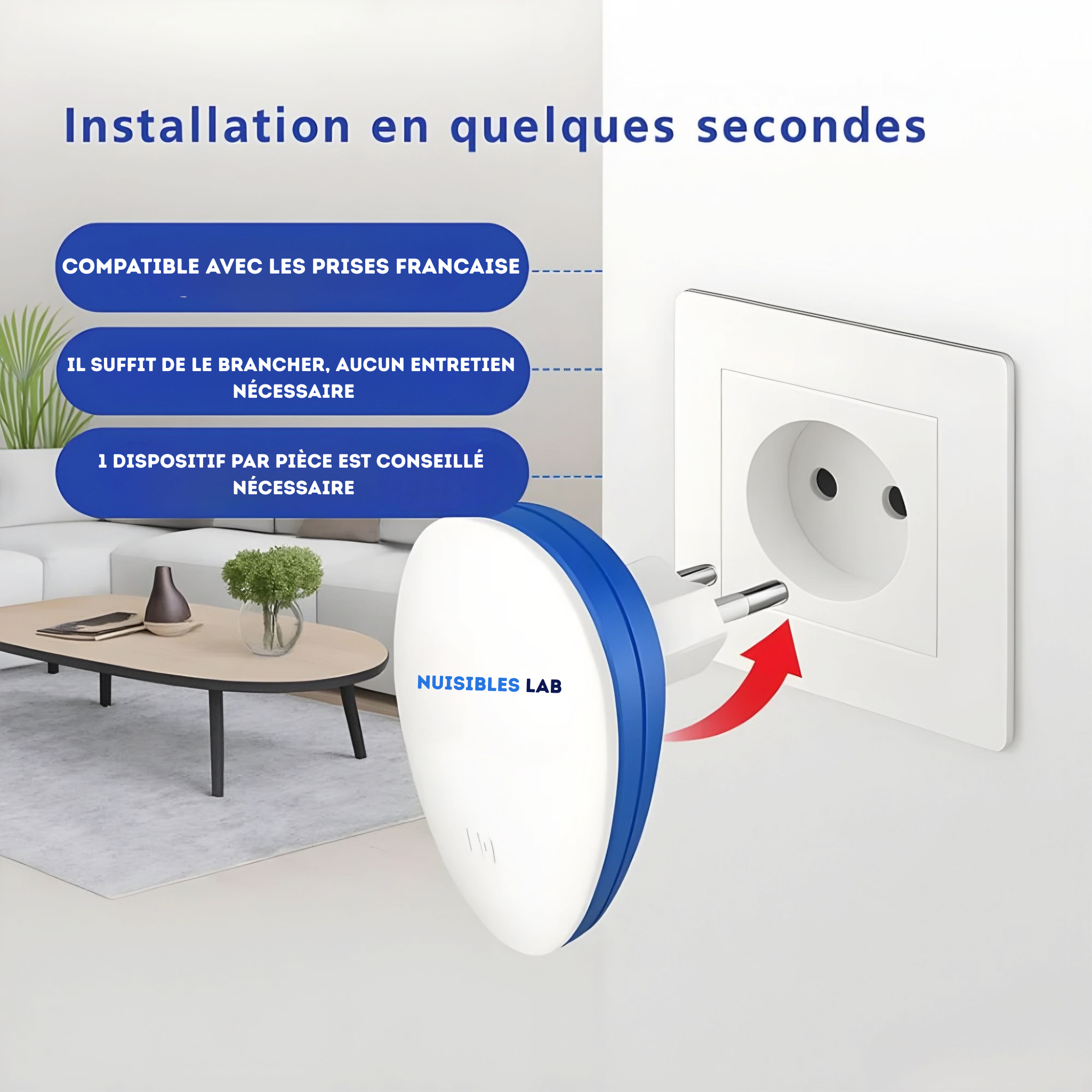 Nuisibles Lab™ - Répulsif Anti-Nuisibles à Ultrasons